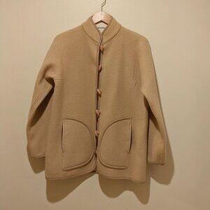 Vintage luxury comfy 1970's Reversible Wool "Cuddle Coat" by I. Magnin – Size M
